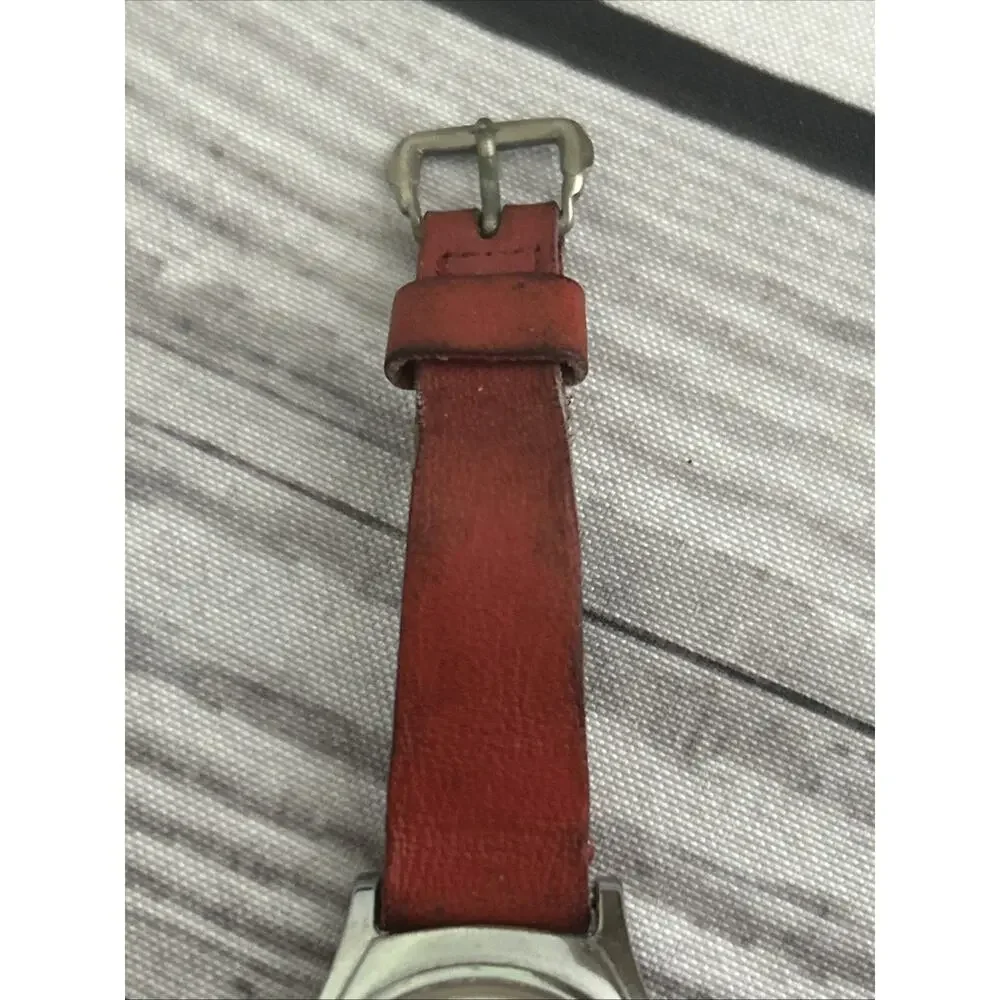 Vintage 1950’s Mickey Mouse Chrome Plated Bezel Wind Watch